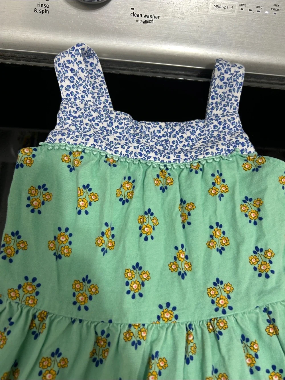 Girls 4t 100% cotton casual sundress flower dress